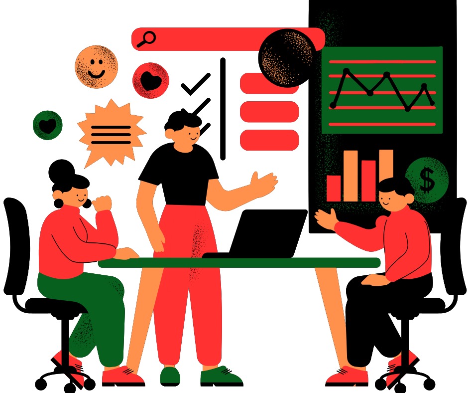 Digital marketing services social media dashboard